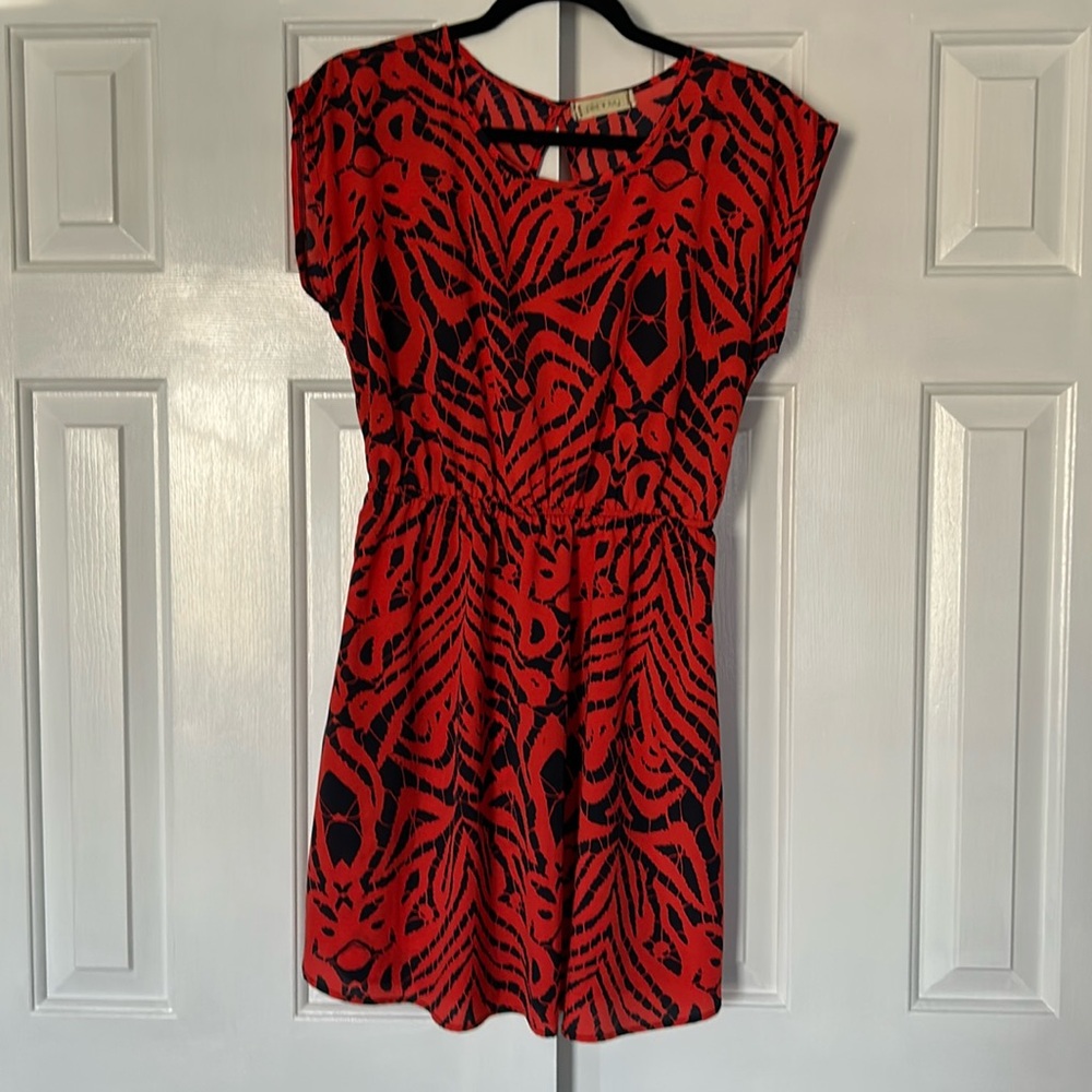 Medium orange summer dress